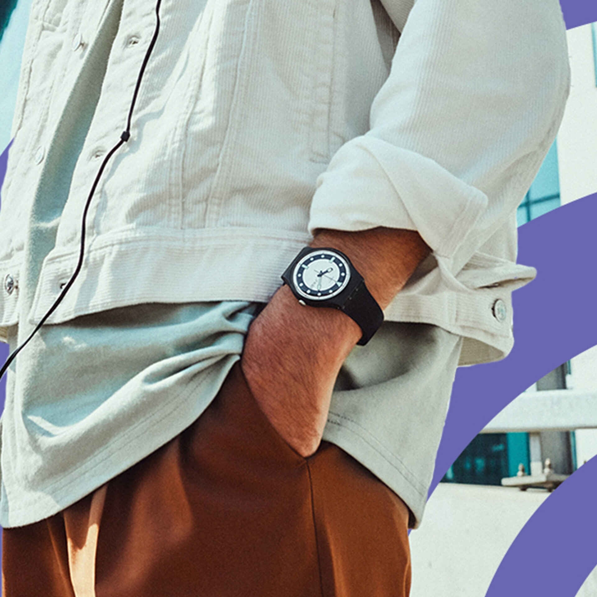 Orologio Uomo swatch BIOCERAMIC SO32B705