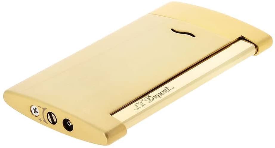 Accendino Dupont Acciaio Dorato Satinato 027711
