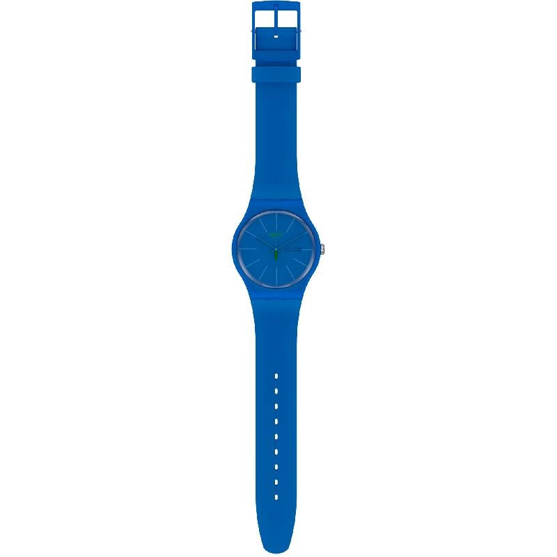 Orologio Uomo Gomma Resina Swatch Quarz Solo Tempo Doppia Data Beltempo SO29N700