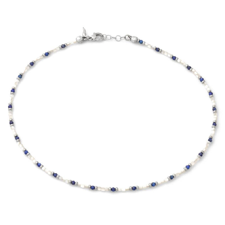 Collana Uomo Giovanni Raspini Argento 925 Girocollo Madreperla Lapislazzuli 12222