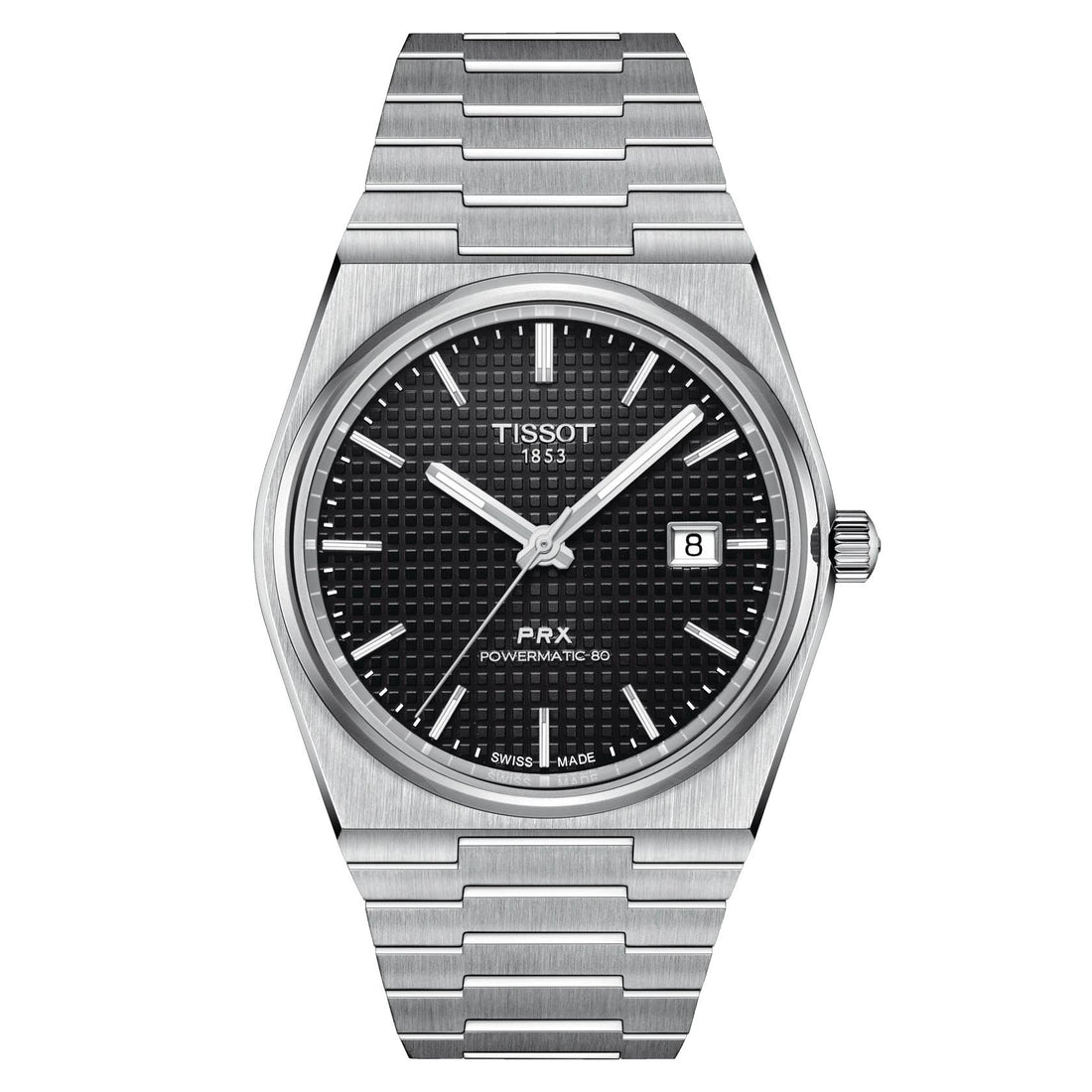 Orologio Acciaio Uomo Tissot Classic Prx Powermatic 80 Data Movimento Svizzero