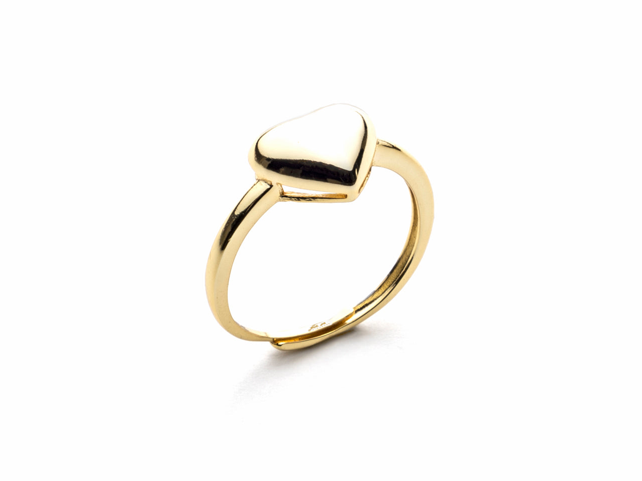Anello Donna 4US Cesare Paciotti Argento 925 dorato a cuore finitura lucida 4UAN5704W