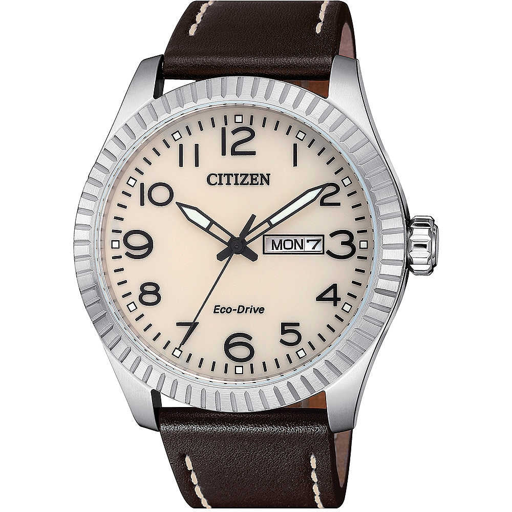 Orologio Uomo Citizen Solo Tempo Day-Date Collection urban Eco drive BM8530-11X