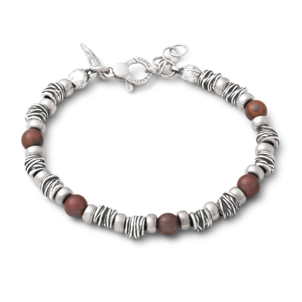 Bracciale Uomo Giovanni Raspini Bond Argento 925 Occhio Di Toro 12212