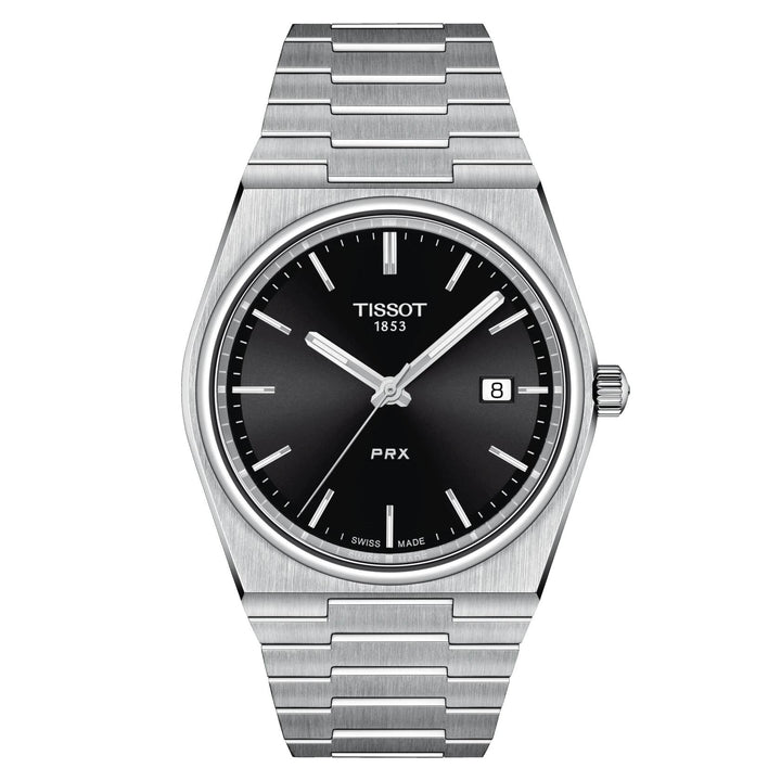 Orologio Uomo Tissot PRX T-CLASSIC Solo Tempo Acciaio Data Quarzo Acciaio Satin