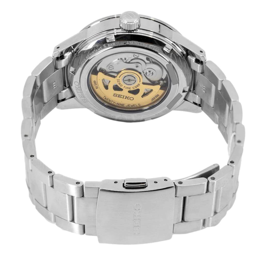 Orologio Uomo Seiko Presage Style 60' Automatico Power Reserve Data Acciaio SSA447J1