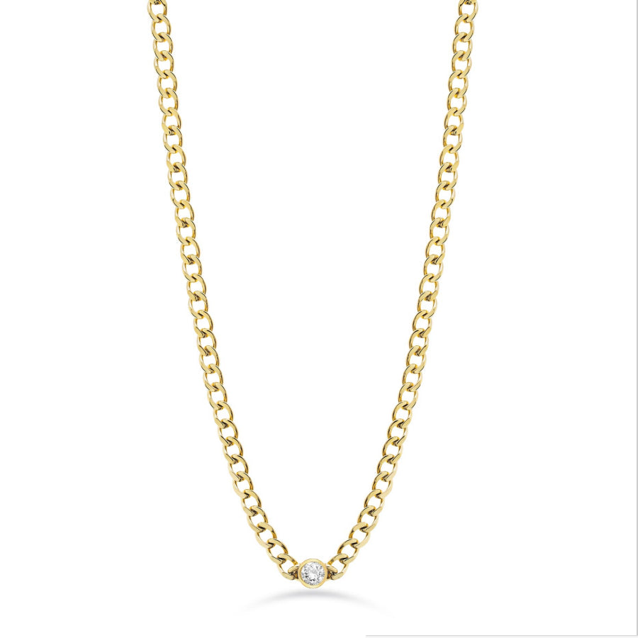 Collana Donna Liu Jo Acciaio Dorato Catena Groumette Zircone Bianco LJ2311