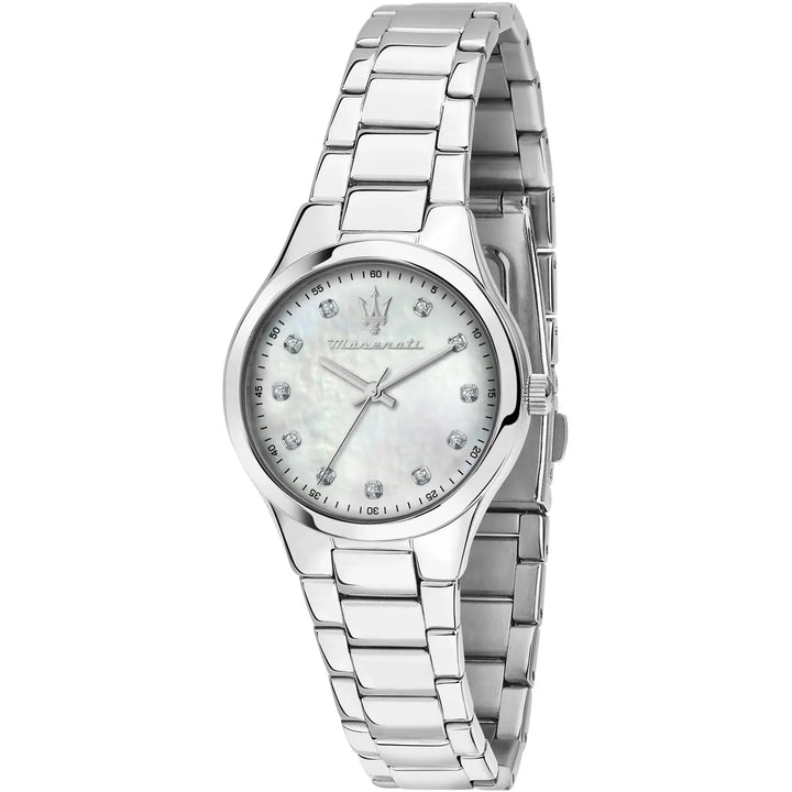 Orologio Donna Maserati Acciaio Madre Perla Quarzo Solo Tempo Zirconi R8853151504
