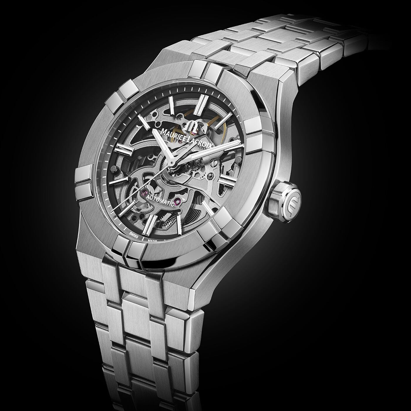 Orologio Uomo Maurice Lacroix Aikon Skeleton Automatico AI6007-SS002-030-1
