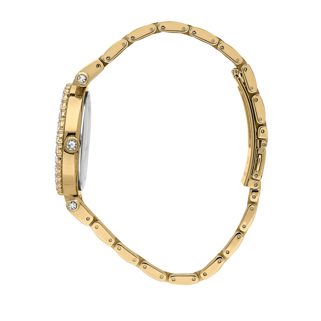 Orologio Donna Chiara Ferragni Quarzo solo Tempo Acciaio Dorato Zirconi Bianchi