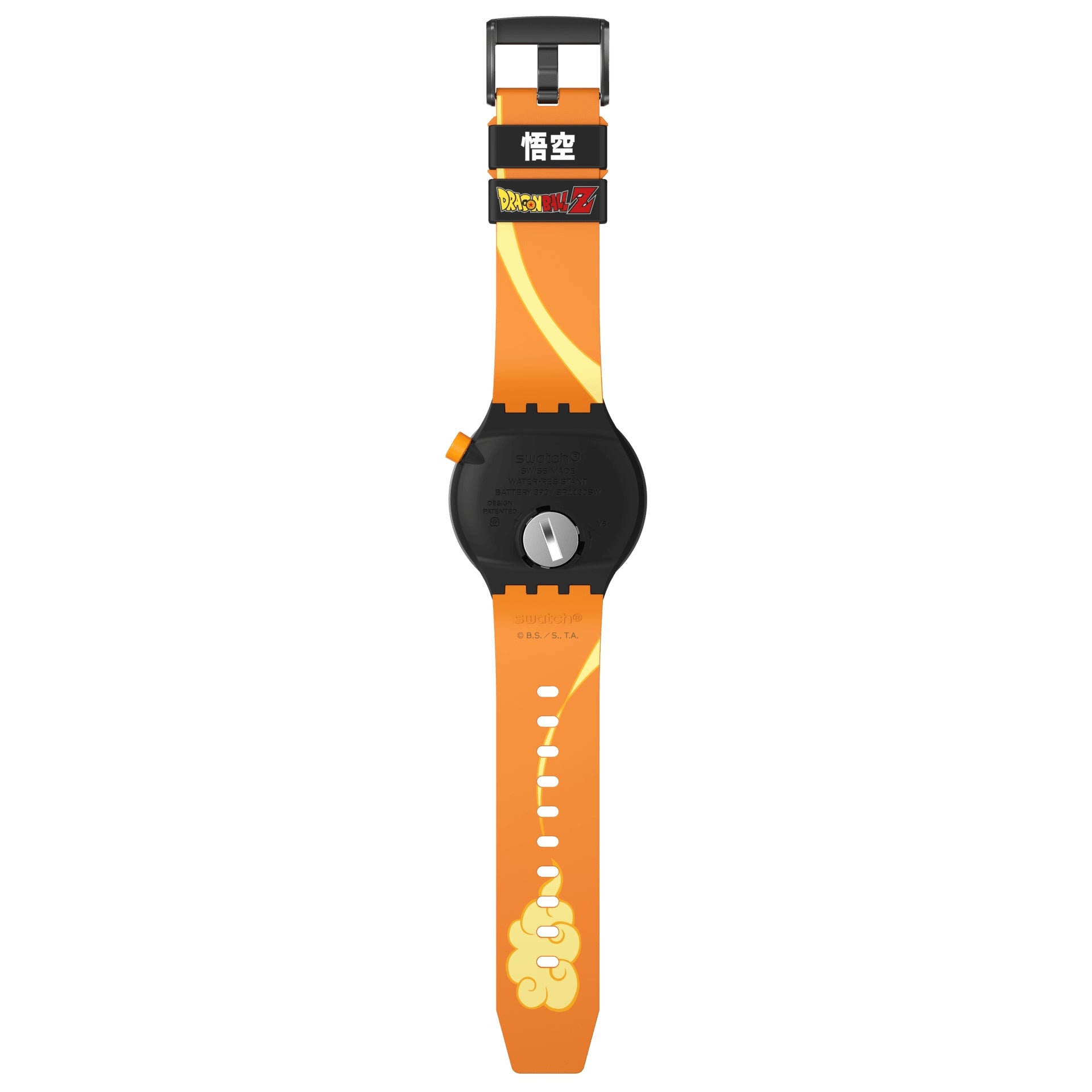 Orologio Uomo Swatch Bioceramica Dragonball Goku Quarzo Solo Tempo SB01Z101