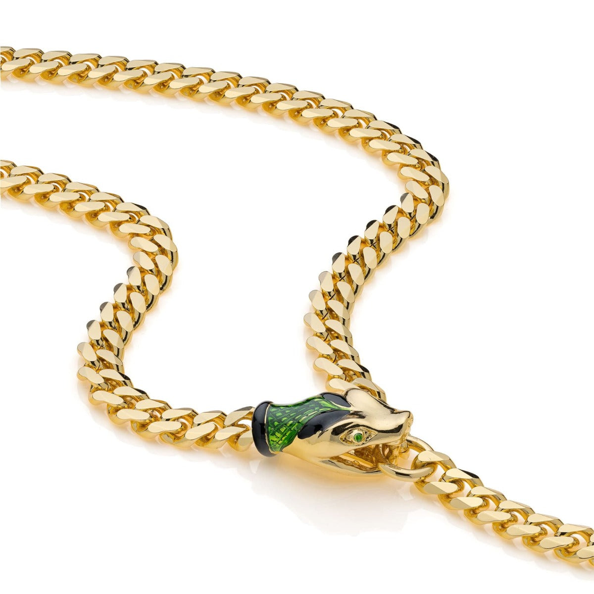 Collana Donna Unoaerre Bronzo Dorato catena Grumetta Con serpente 531996