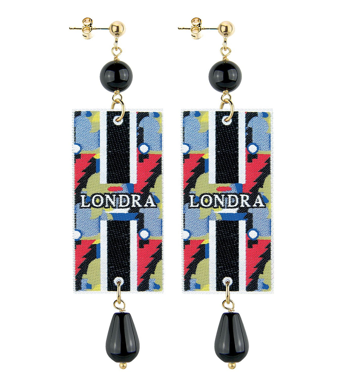 Orecchini Donna Lebole In Ottone Con Pietre Naturali Londra The Tag Collection OR.08