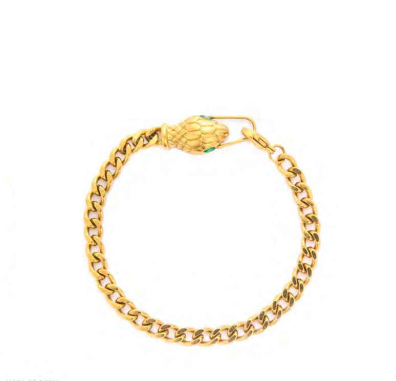 Bracciale Donna 4US Cesare Paciotti Acciaio dorato Catena Groumette 4UBR8167W