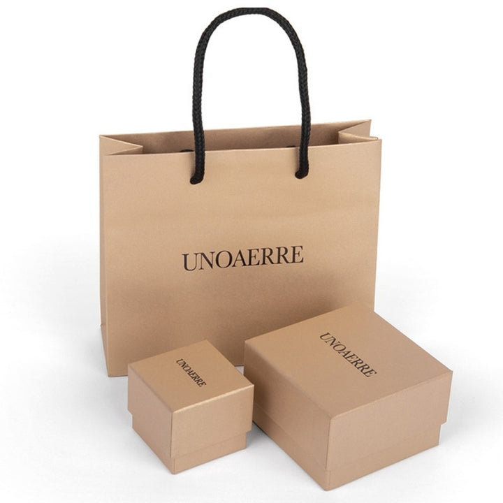 Orecchini Donna Unoaerre Cerchi Bronzo Dorato Lastra Lucido 566193