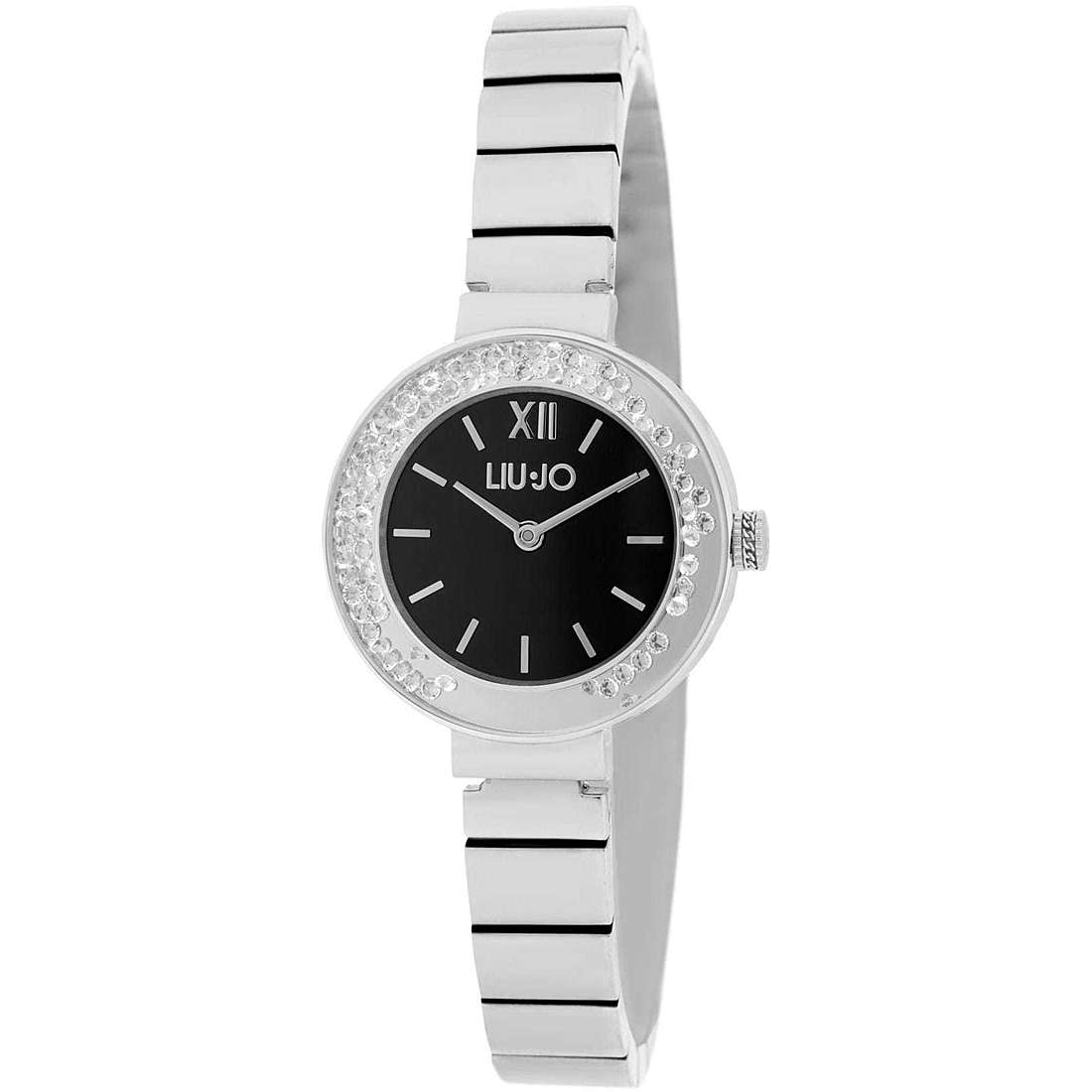 Orologio Donna Liu Jo Quarzo Solo Tempo Acciaio Zirconi Dancing Nero TLJ2085