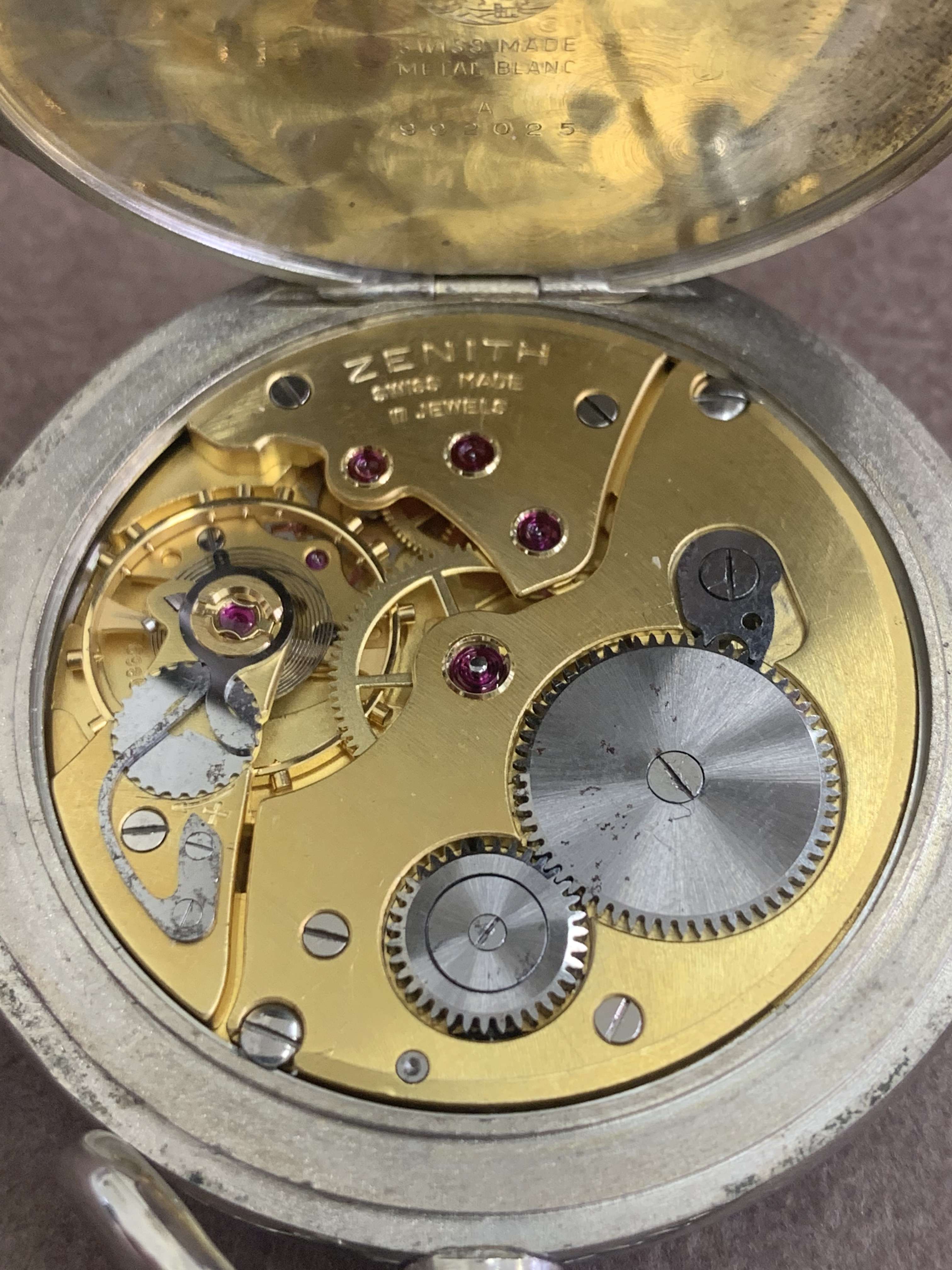 Orologio Uomo Tascabile Zenith Ferrovie Grand Prix 1865 Movimento Dorato