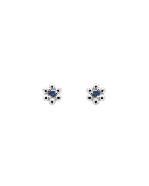Orecchini Donna Bambina PDPaola Argento 925 Zircone Blu AR02-283-U