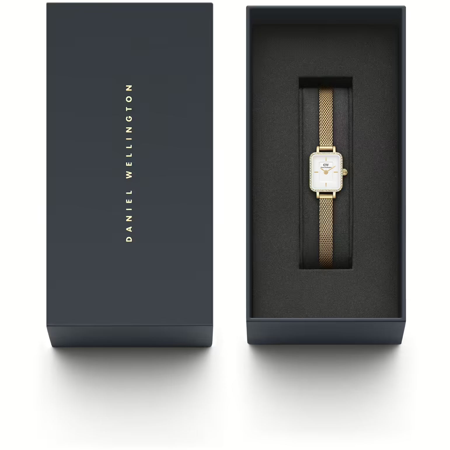 Orologio Donna Daniel Wellington Quadro Mini Acciaio Dorato  DW00100730