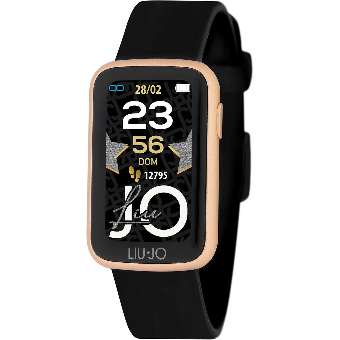 Orologio Liu Jo Donna Smartwatch Fit Cinturino Gomma Nero SWLJ041