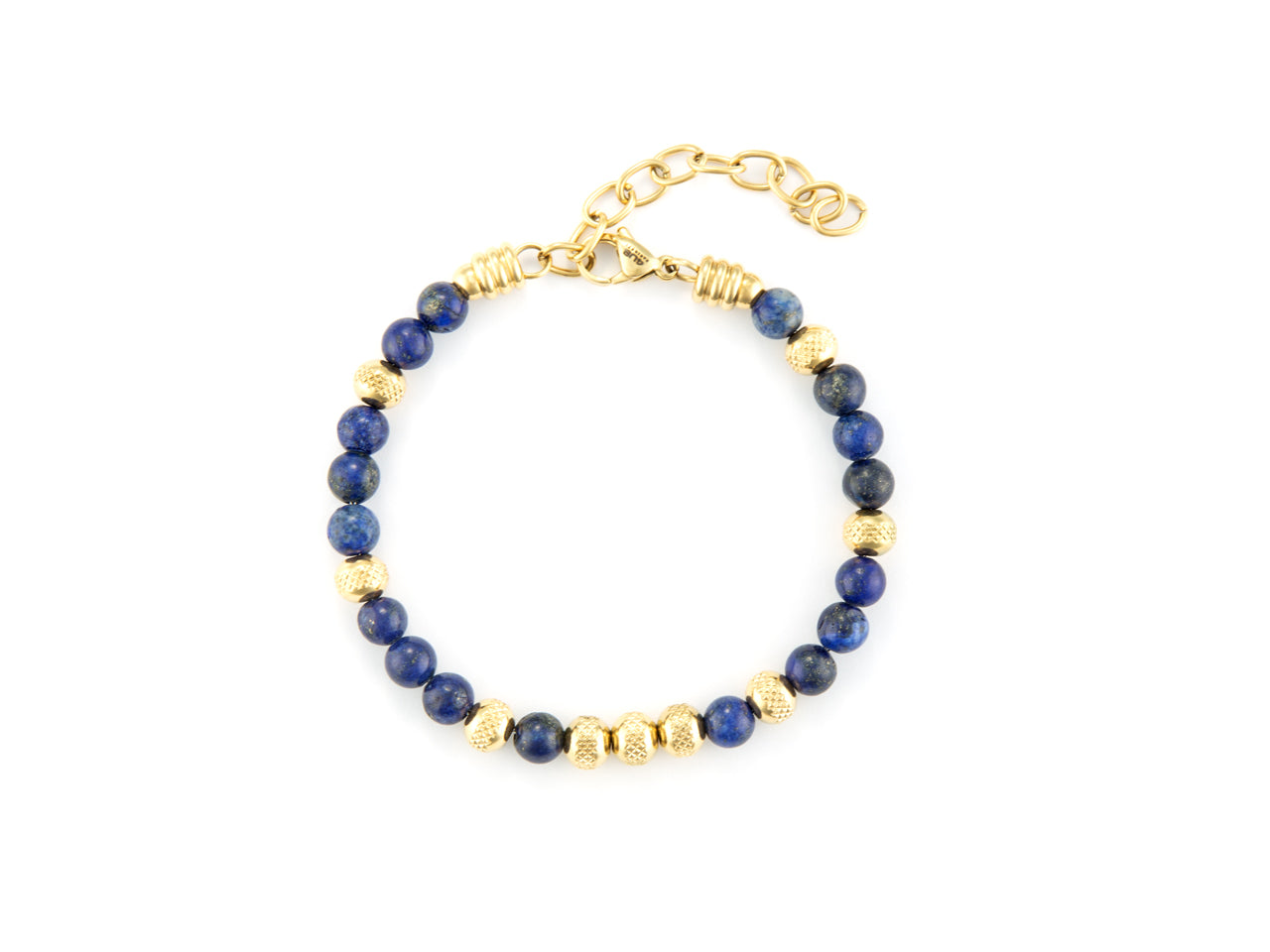 Bracciale Uomo Acciaio dorato 4US Cesare Paciotti Lapis Blu 4UBR6761