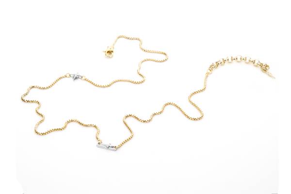 Collana Uomo Cesare Paciotti Argento 925 Dorato Rosa Dei Venti JPCL2328G