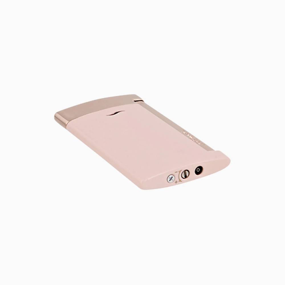 Accendino Donna Dupont Smalto Rosa Acciaio Rosè 027778