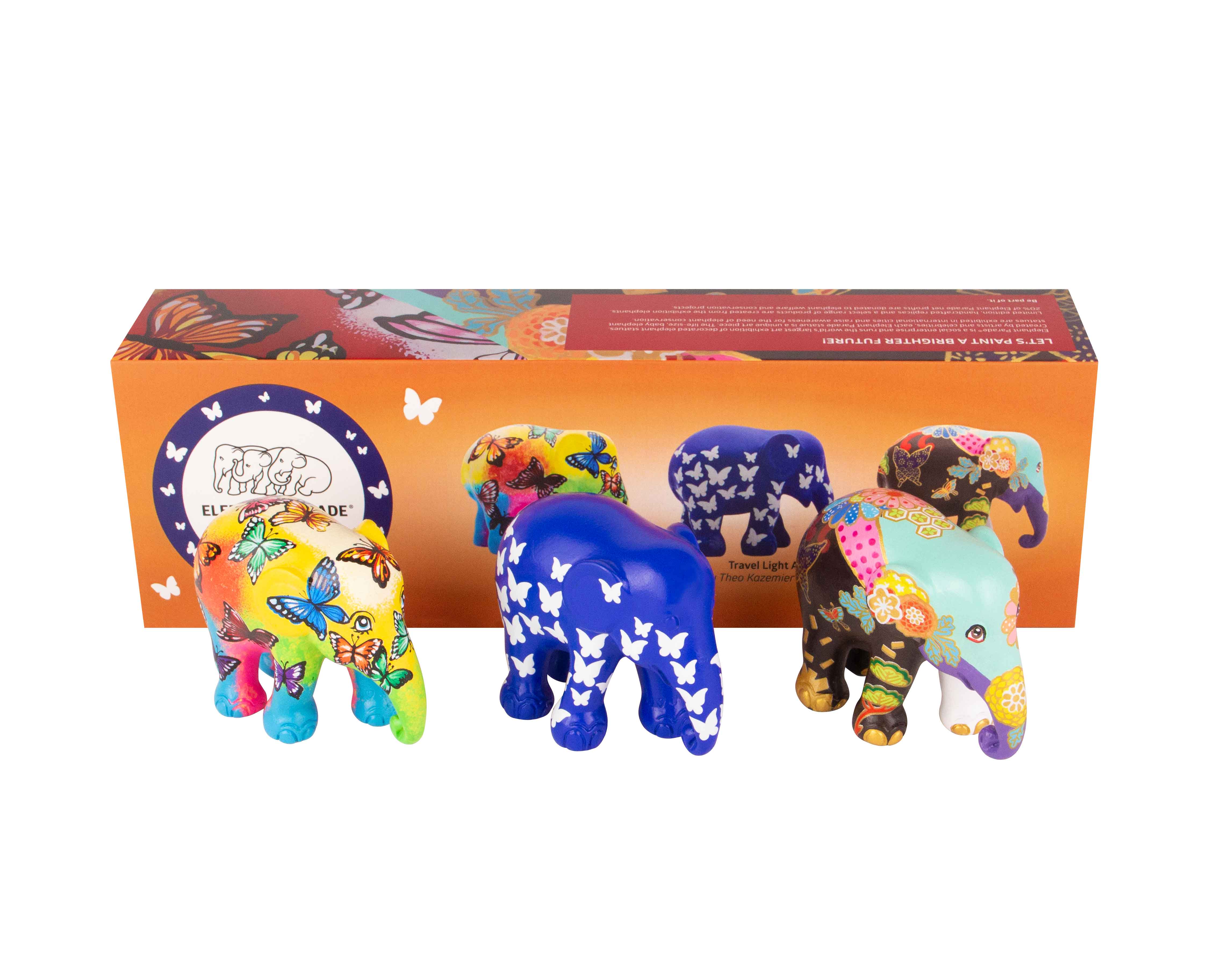 Scultura Elephant Parade Onlylux Beautiful Butterflies 8858831270763