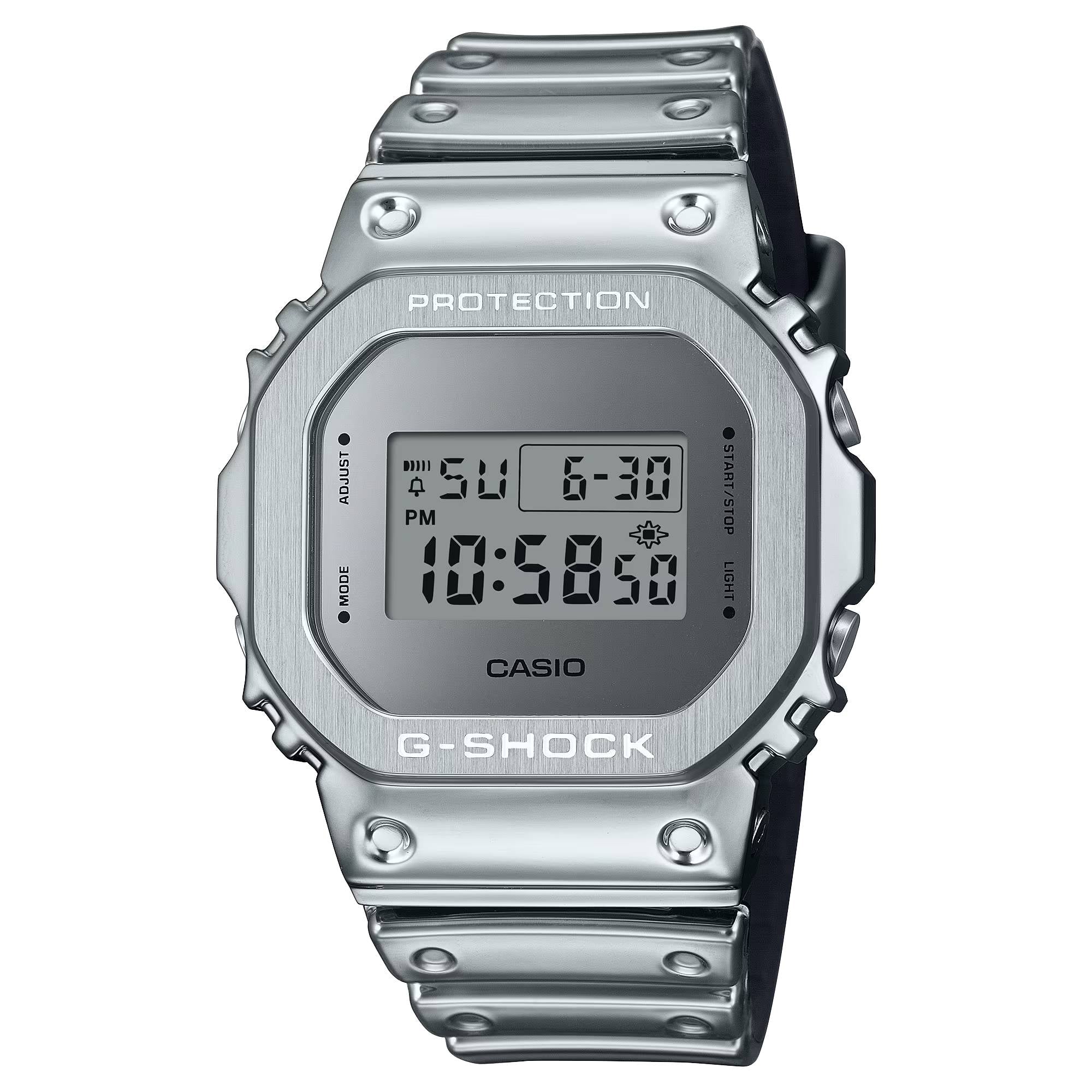 Orologio Uomo Casio G-SHOCK Resina Flex Argentata GM-5600YM-8ER