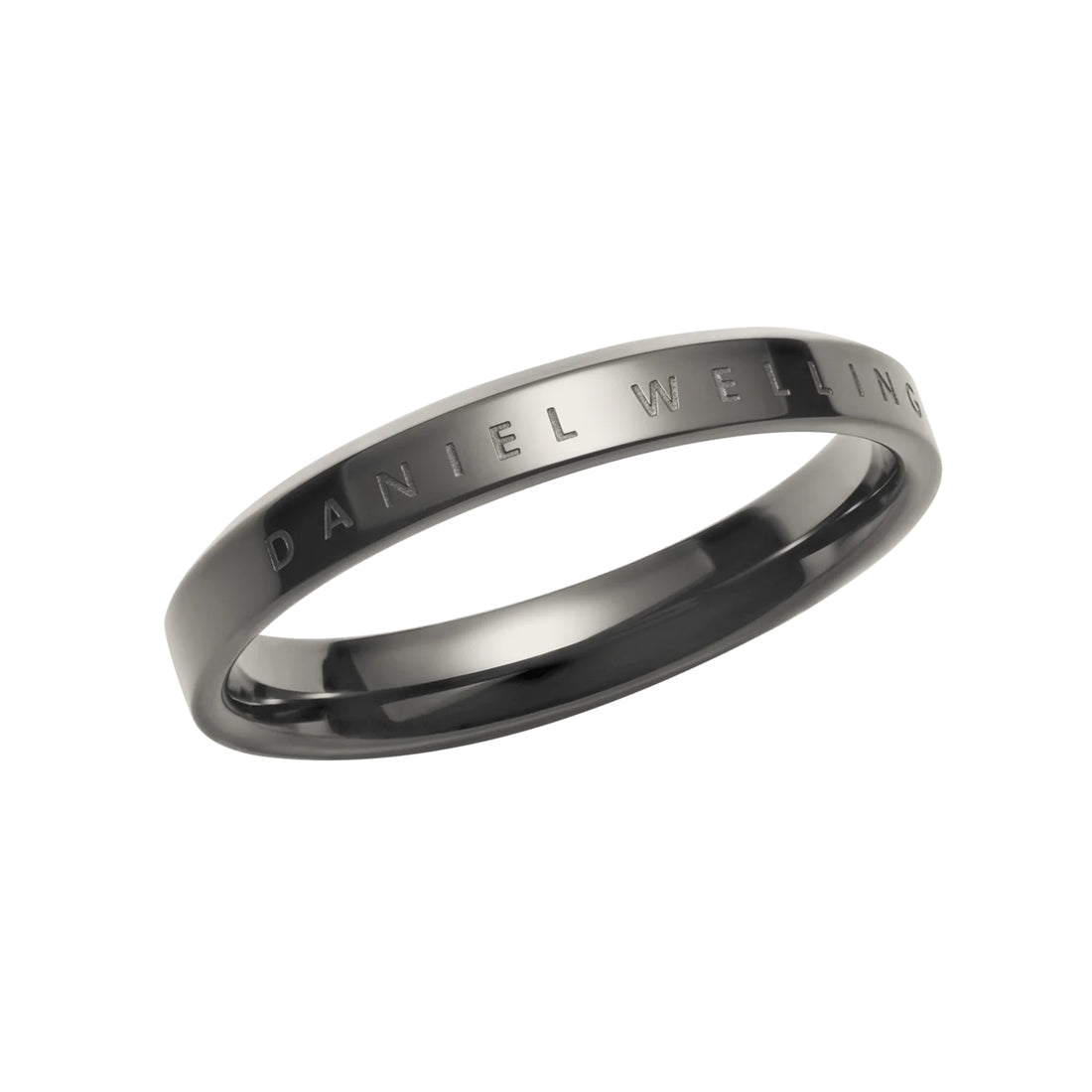 Anello Uomo Daniel Wellington Acciaio Nero Grafite Misura 24 DW00400378
