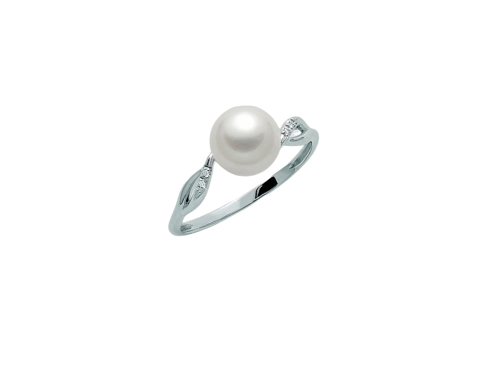 Anello Donna Miluna oro bianco 750 Con perle PLI1587