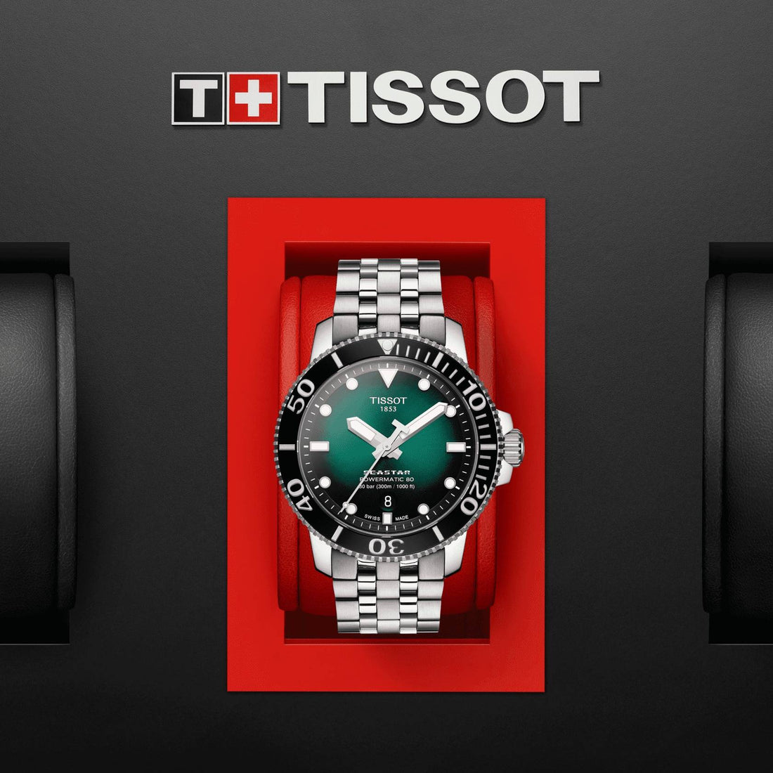 Orologio Tissot Uomo Powermatic 80 Acciaio Automatico Solo Tempo Data 300 m