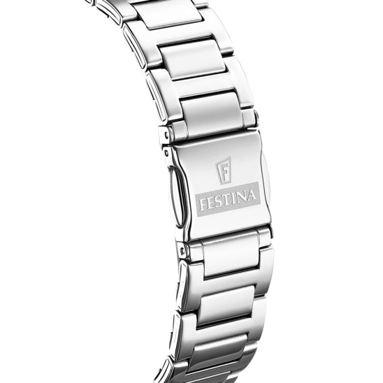 Orologio Donna Festina Acciaio Quarzo Solo Tempo Zirconi F16719/2
