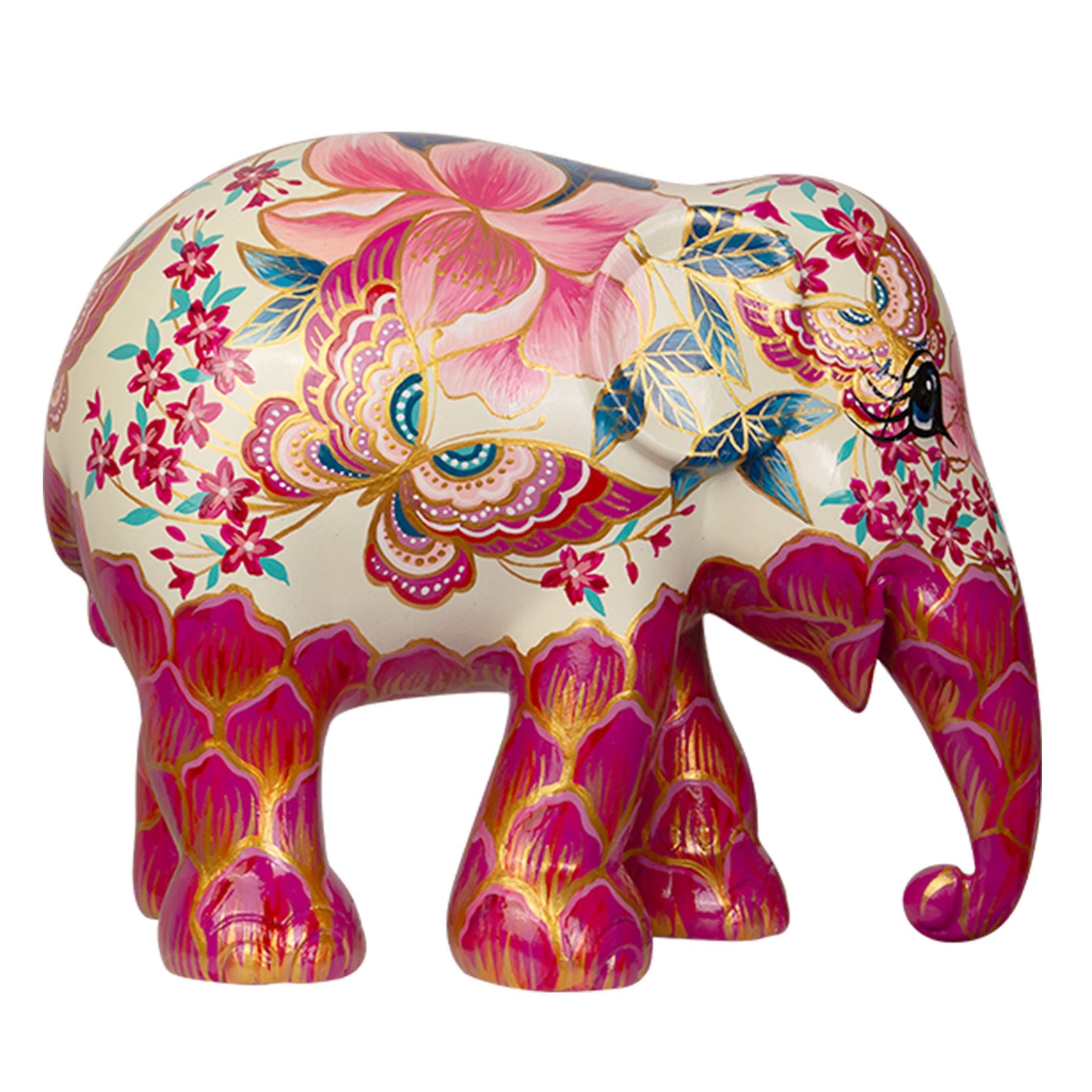 Scultura Elefante Belinda 15 cm Resina Dipinto A Mano 8858831273054