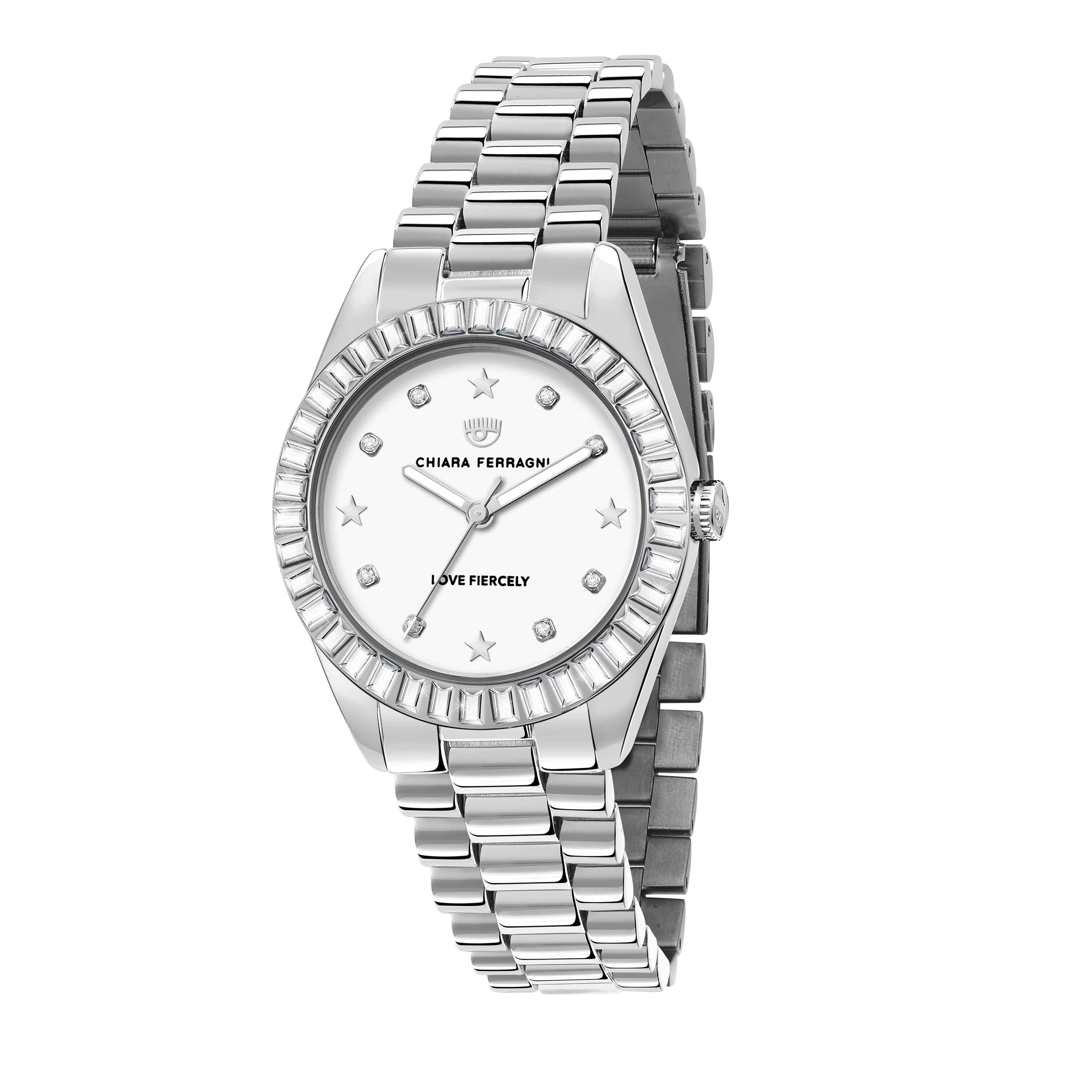 Orologio Donna Chiara Ferragni Quarzo Solo Tempo Acciaio Zirconi