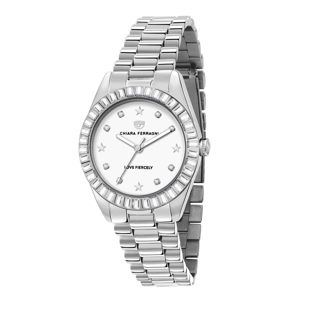 Orologio Donna Chiara Ferragni Quarzo Solo Tempo Acciaio Zirconi