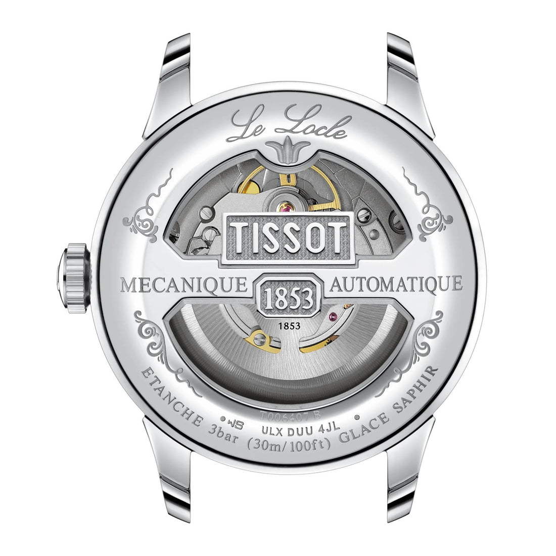 Orologio Uomo Tissot Le Locle Powermatic 80 Pelle Blu T0064071604300