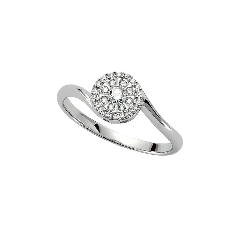 Anelli Donna Miluna Solitario Multipietra Oro 18 KT Diamanti LID3345