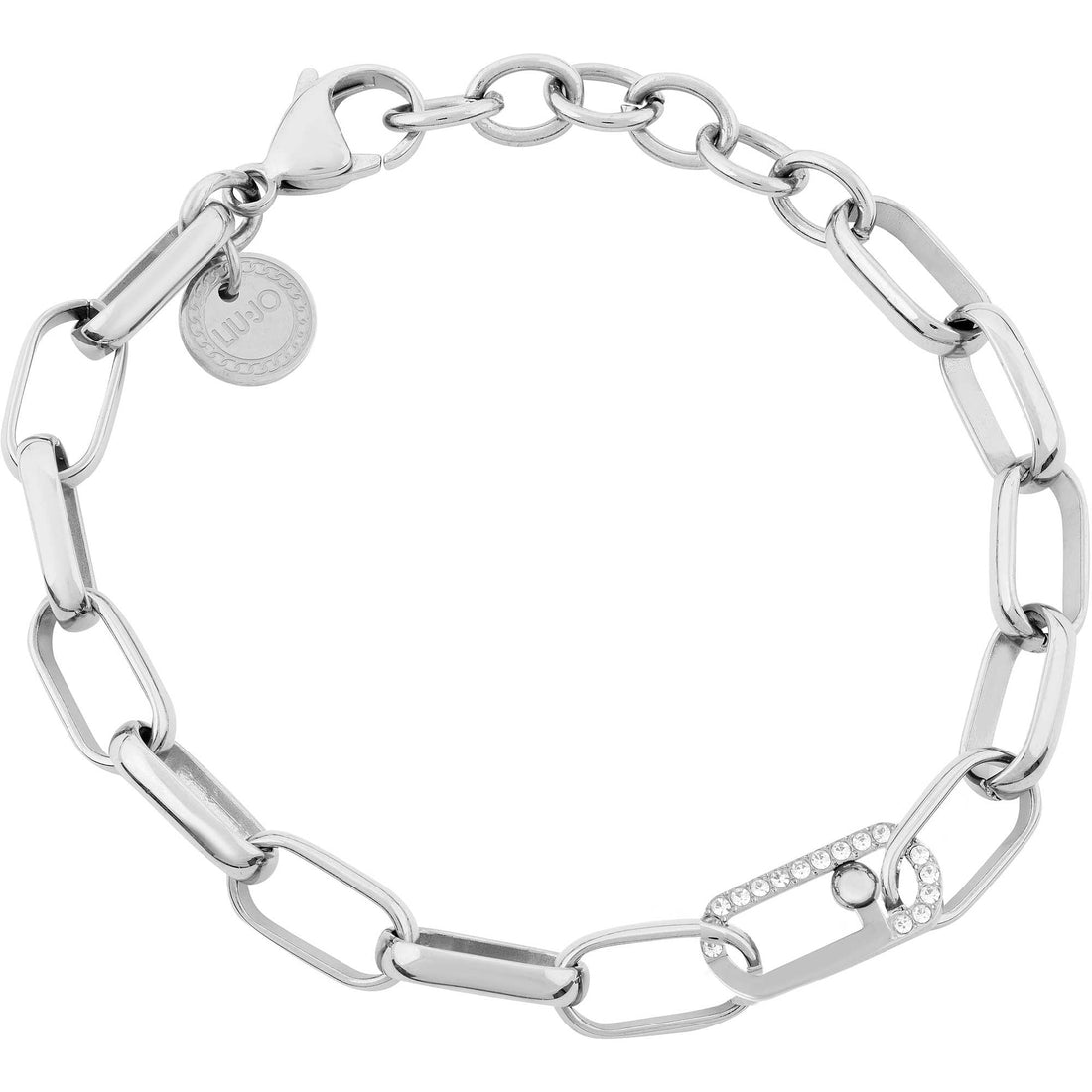 Bracciale Donna Liu Jo Catena Zirconi Logo LJ1796