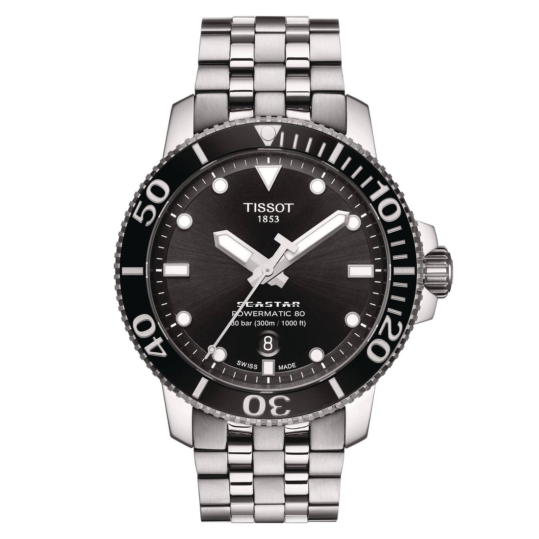 Orologio Uomo  automatico Acciaio Tissot Seastar 1000 Powermatic 80