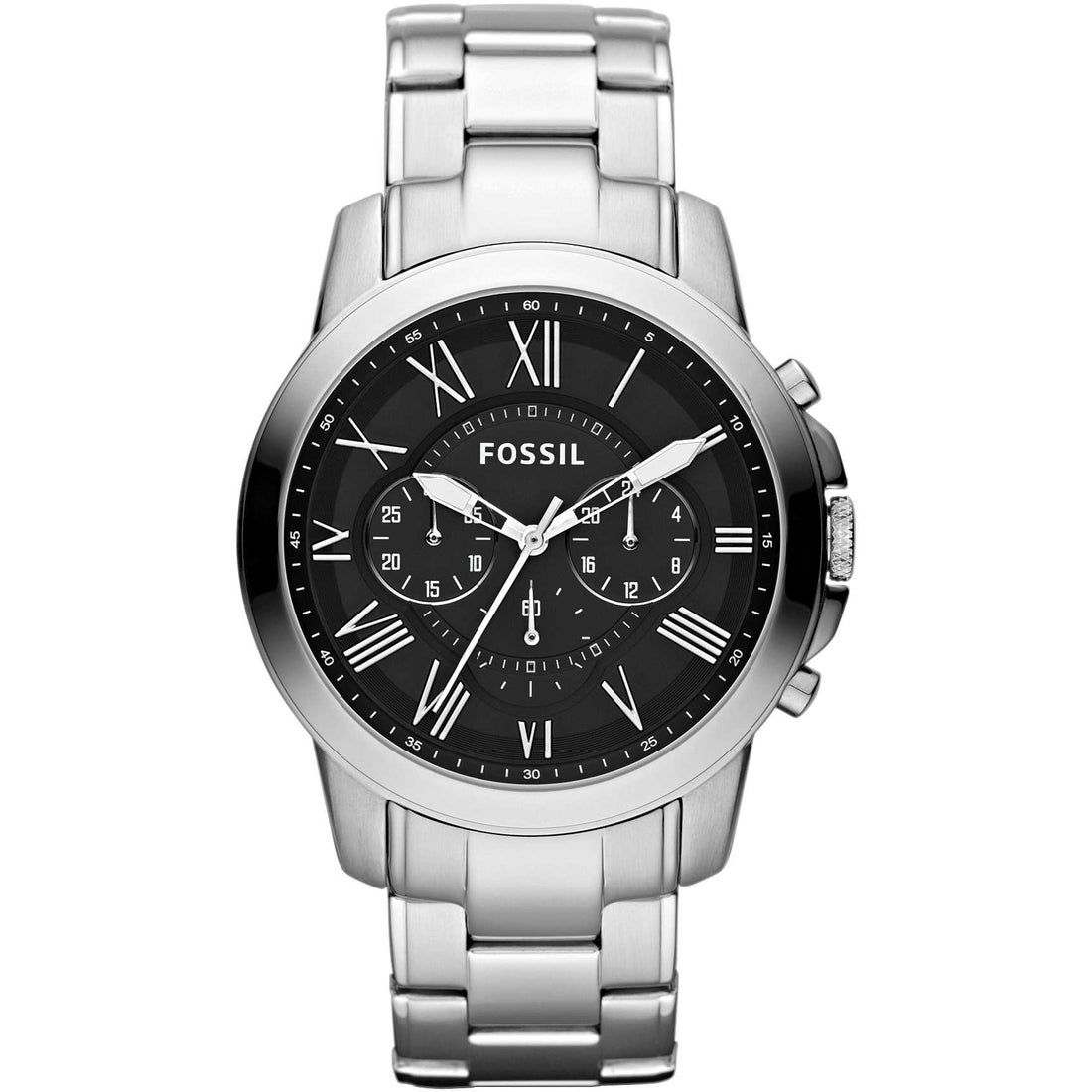Orologio Uomo Acciaio Fossil  Cronografo Nero FS4736IE