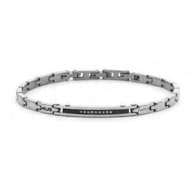 Bracciale Uomo 4US Cesare Paciotti Acciaio Targhetta 4UBR7996