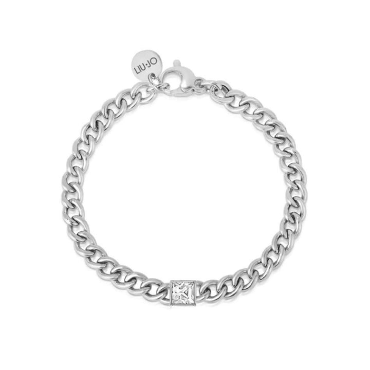 Bracciale Donna Liu Jo Acciaio Groumette Punto Luce Quadrato LJ2310