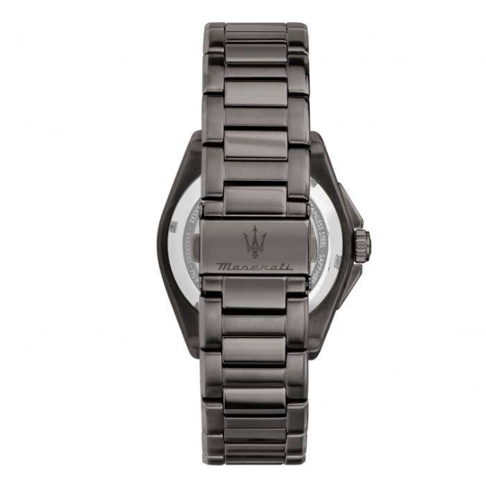 Orologio Uomo Maserati Velocità Acciaio Nero Quarzo Oro Rosa Data R8853153007