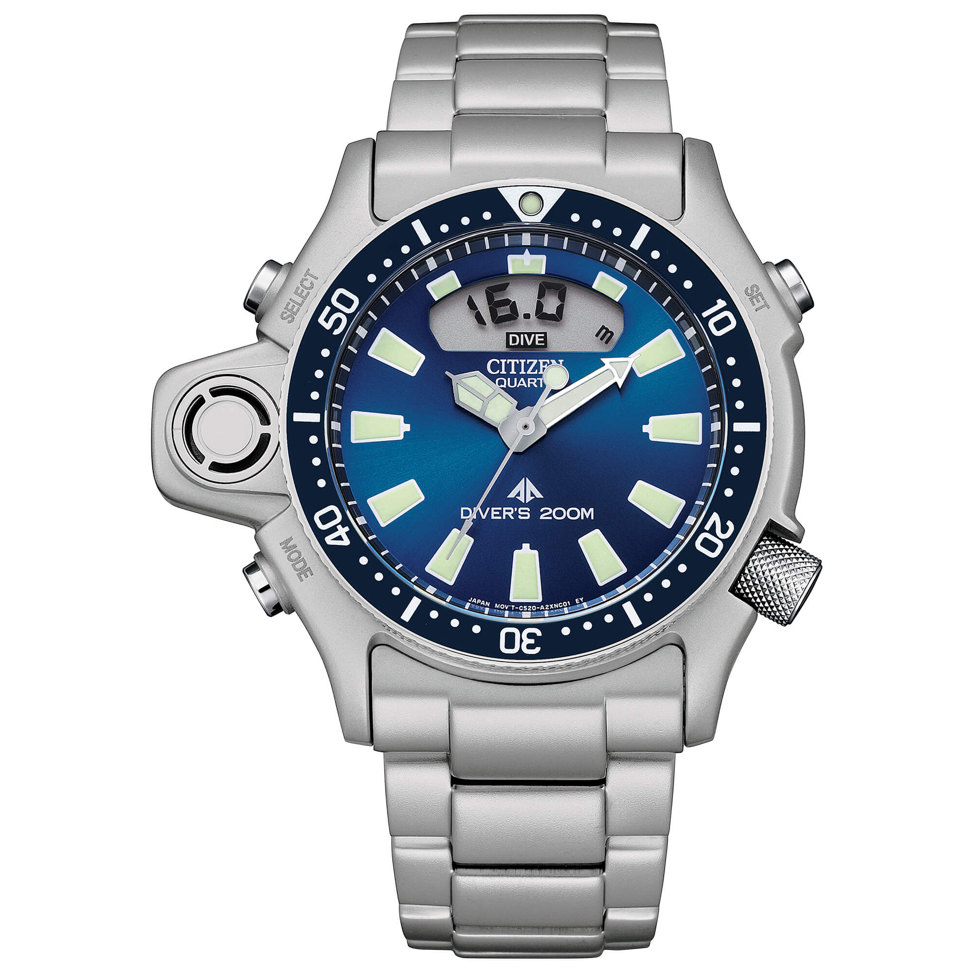 Orologio Citizen Promaster Eco drive Acciaio Blu JP2000-67L