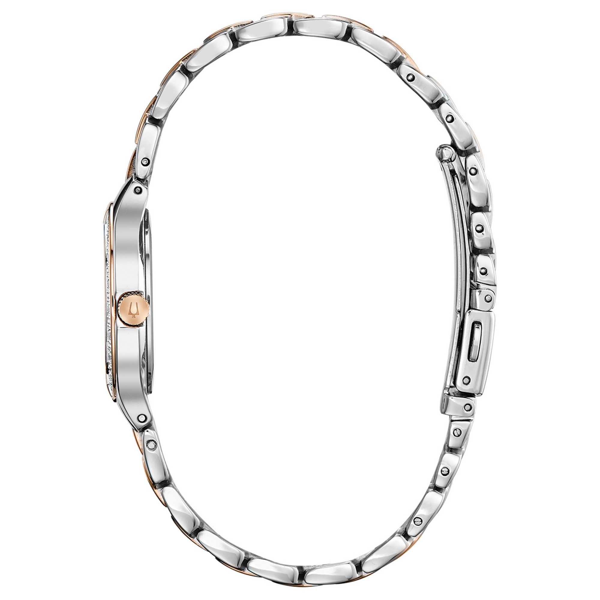 Orologio Donna Bulova Classic Lady Quarzo Diamanti Acciaio Bicolore 98R272