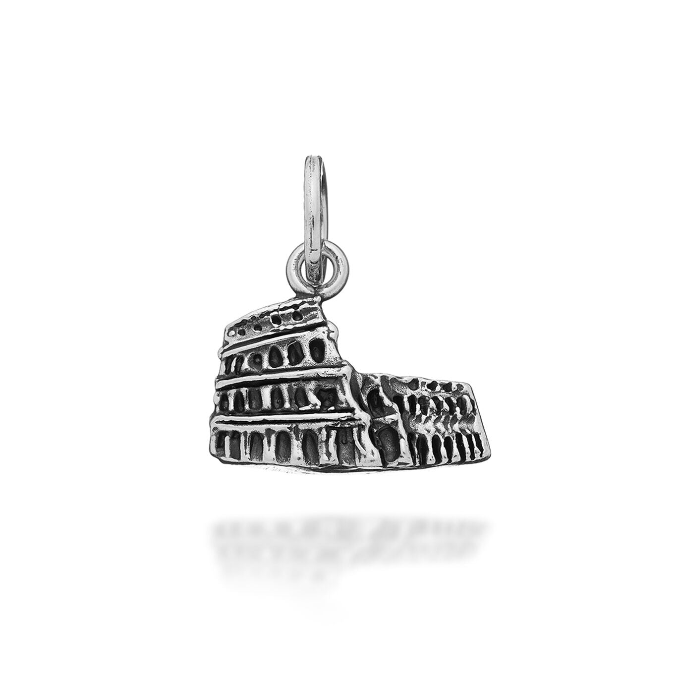 Charm Unisex Giovanni Raspini Argento 925 Colosseo Realizzato A Mano  09325