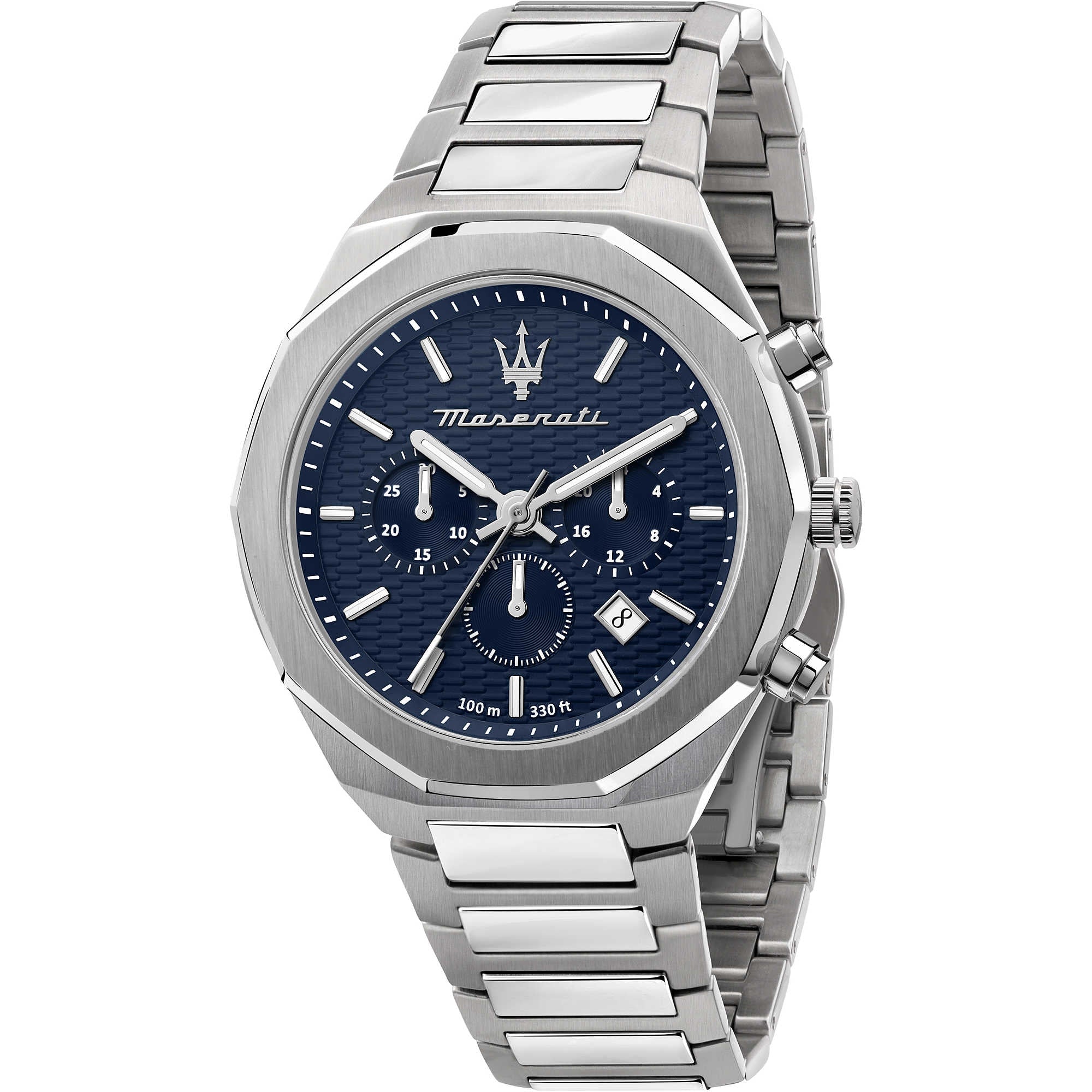 Orologio Maserati Uomo Cronografo stile Quarzo Data Blu  R8873642006
