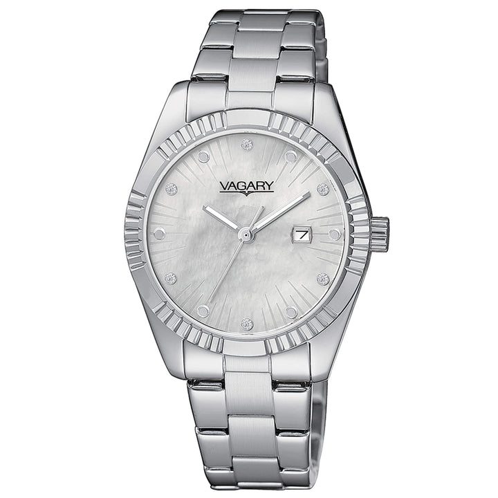 Orologio Donna Vagary By Citizen Acciaio Quarzo Solo Tempo Madreperla IU2-219-13