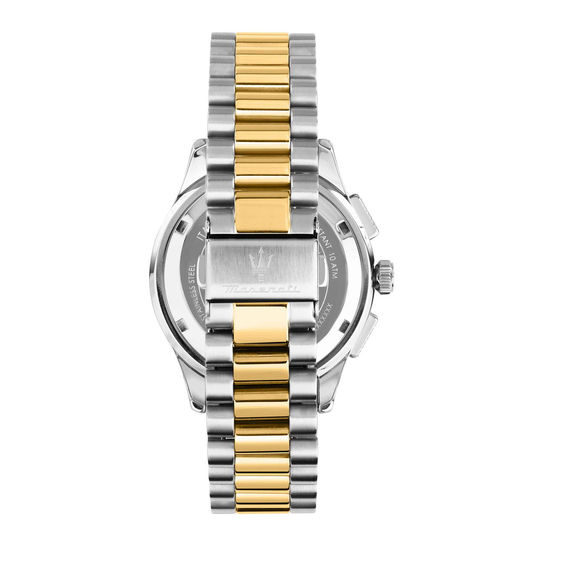 Orologio Uomo Maserati Acciaio Dorato Maglia President Cronografo Data R8873624003